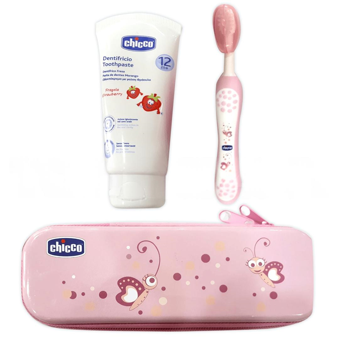 Chicco Diş Bakım Seti - Pembe