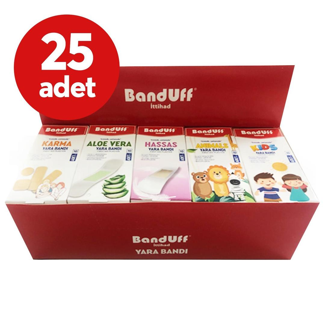 Banduff Yara Bandı Aile Karma Paket 10'lu - 25 Adet