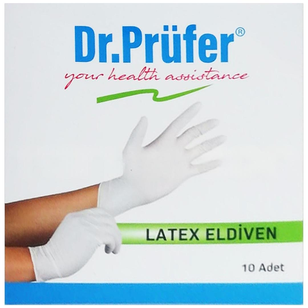Dr. Prüfer Latex Pudralı Eldiven Large 10'lu