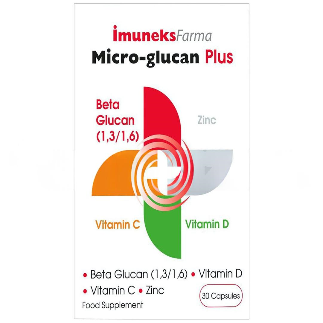 İmuneks Micro-Glucan Plus 30 Kapsül - Eski Ambalaj
