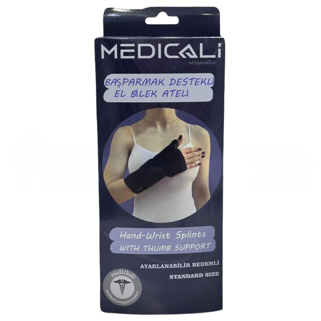 Medickali Ortopedik Başparmak Destekli El Bilek Ateli Unisize