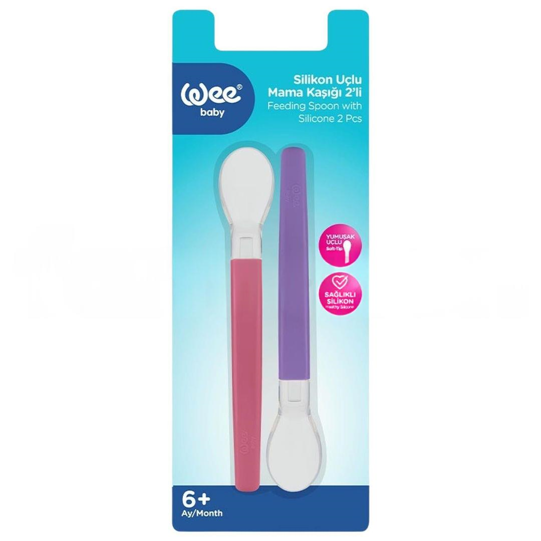 Wee Baby 122 Mama Kaşığı 2'li - Pembe & Mor