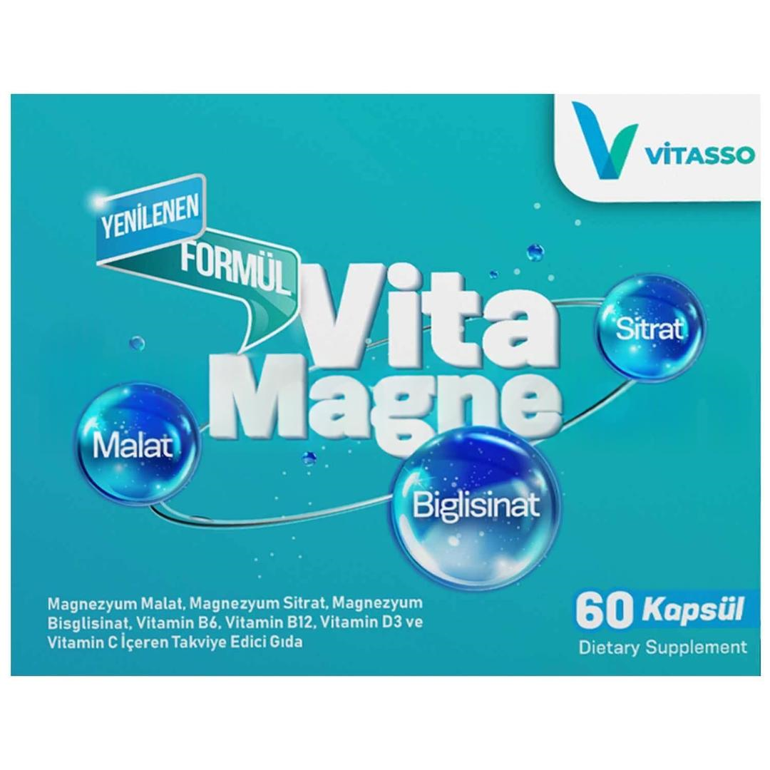 Vita-Magne Magnezyum 60 Kapsül