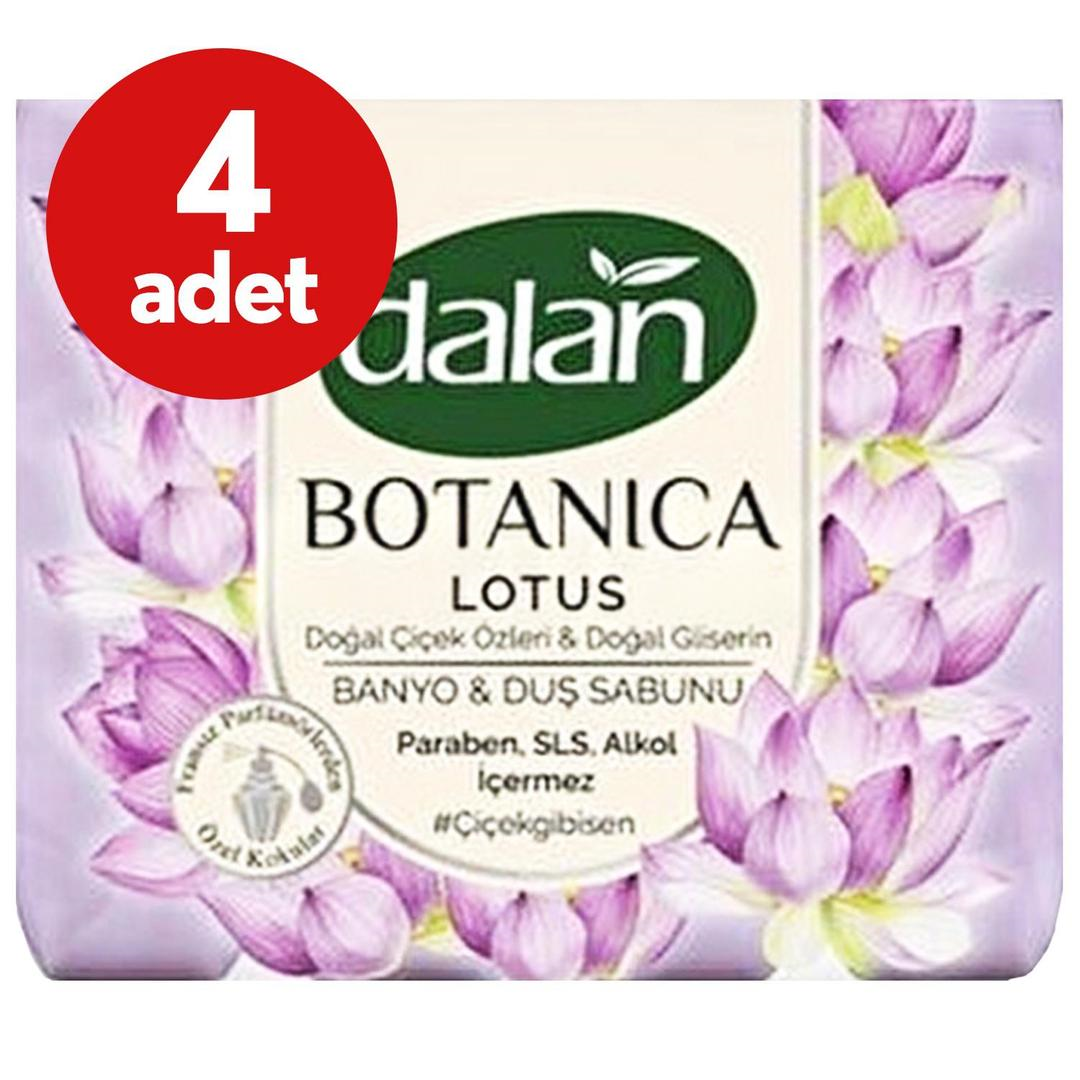 Dalan Botanica Lotus Banyo ve Duş Sabunu 150 gr - 4 Adet