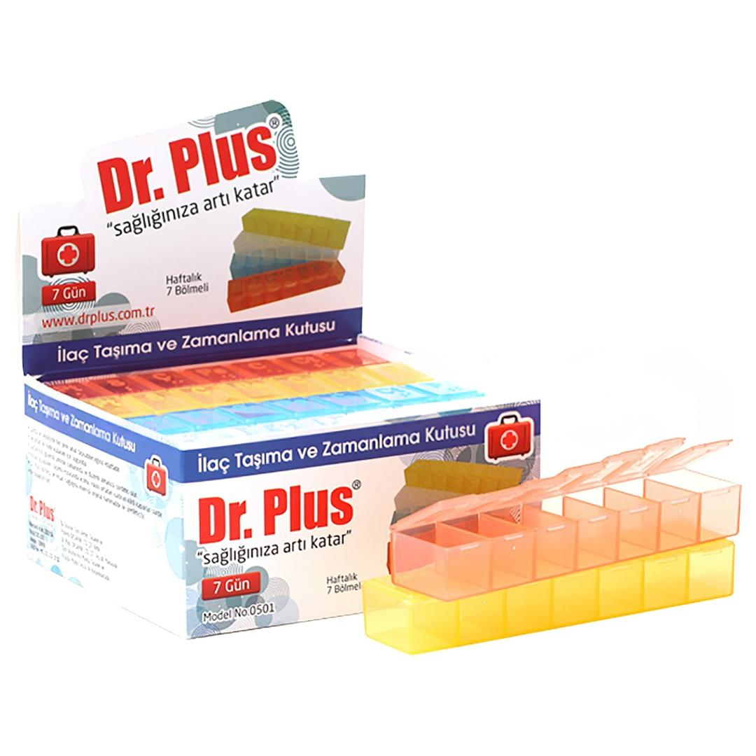 Dr. Plus İlaç Saklama Kutusu 7 Gün - 12 Adet