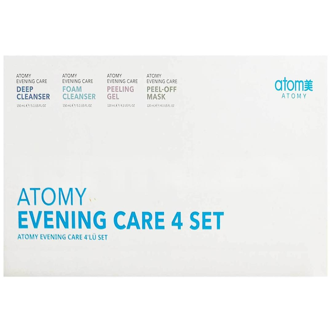 Atomy Evening Care Set Deepcleanser 150 ml Foamcleanser 150 ml Peeling Gel 120 ml Peel-Off Mask 120 ml