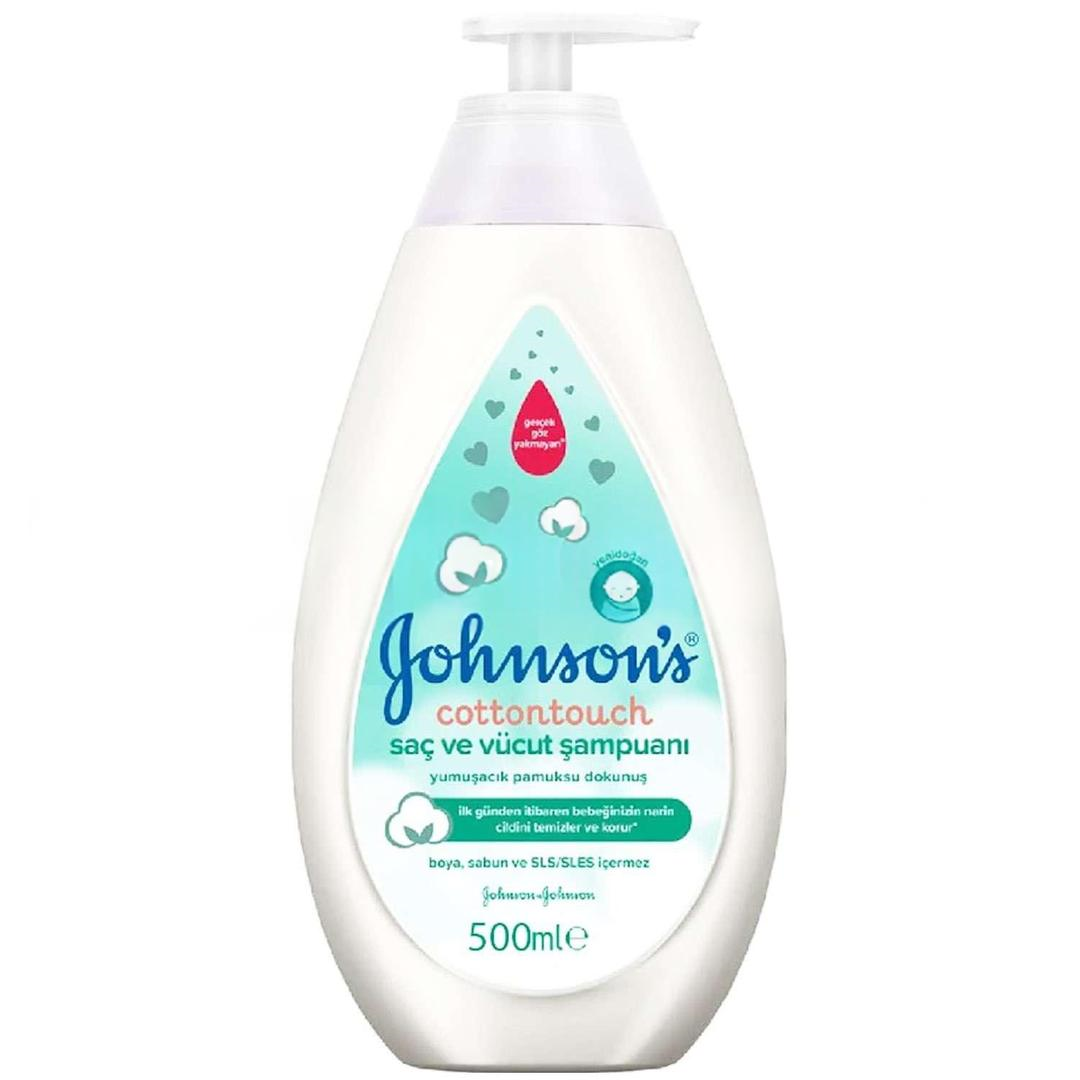 Johnson's Baby Şampuan Saç & Vücut İçin Cotton Touch 500 ml