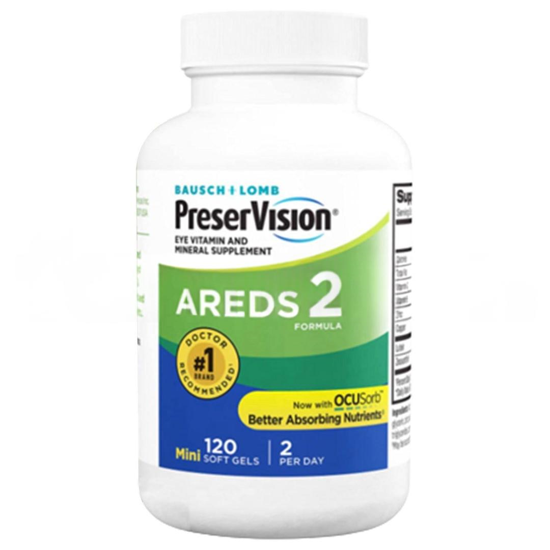 Preservision Eye Vitamin And Mineral Supplement 120 Mini Softgels - İthal