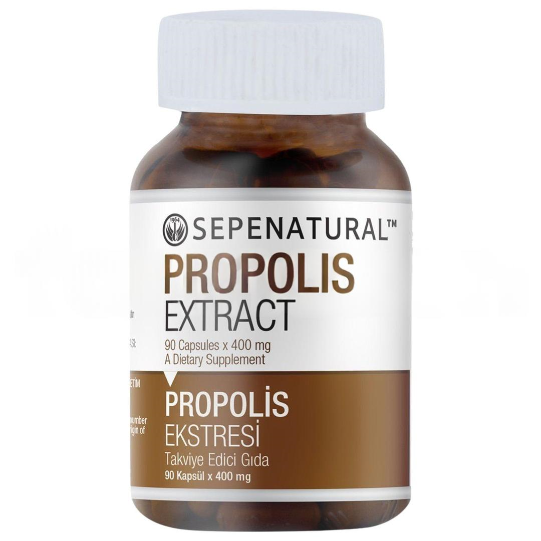Sepe Natural Propolis Extract Propolis Ekstresi 380 mg 90 Kapsül