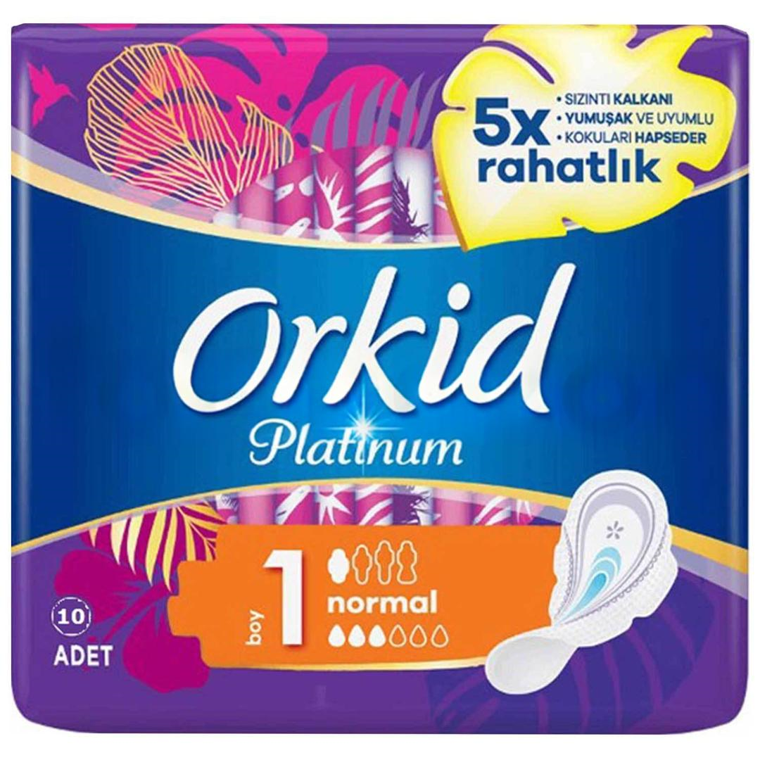 Orkid Platinum Ultra Normal Hijyenik Ped 1 Boy 10'lu