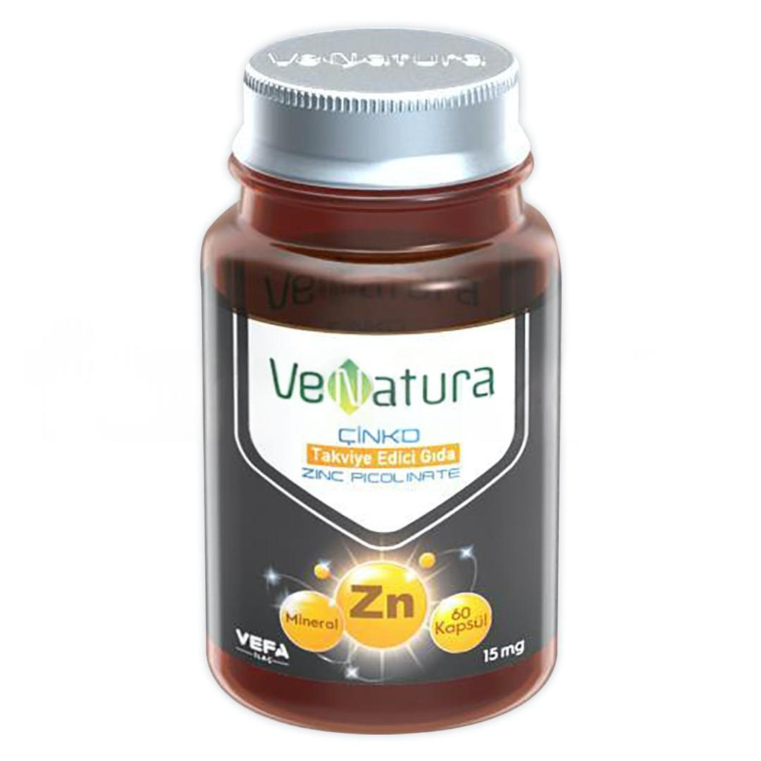 Venatura Çinko 15 mg 60 Kapsül - Eski Ambalaj