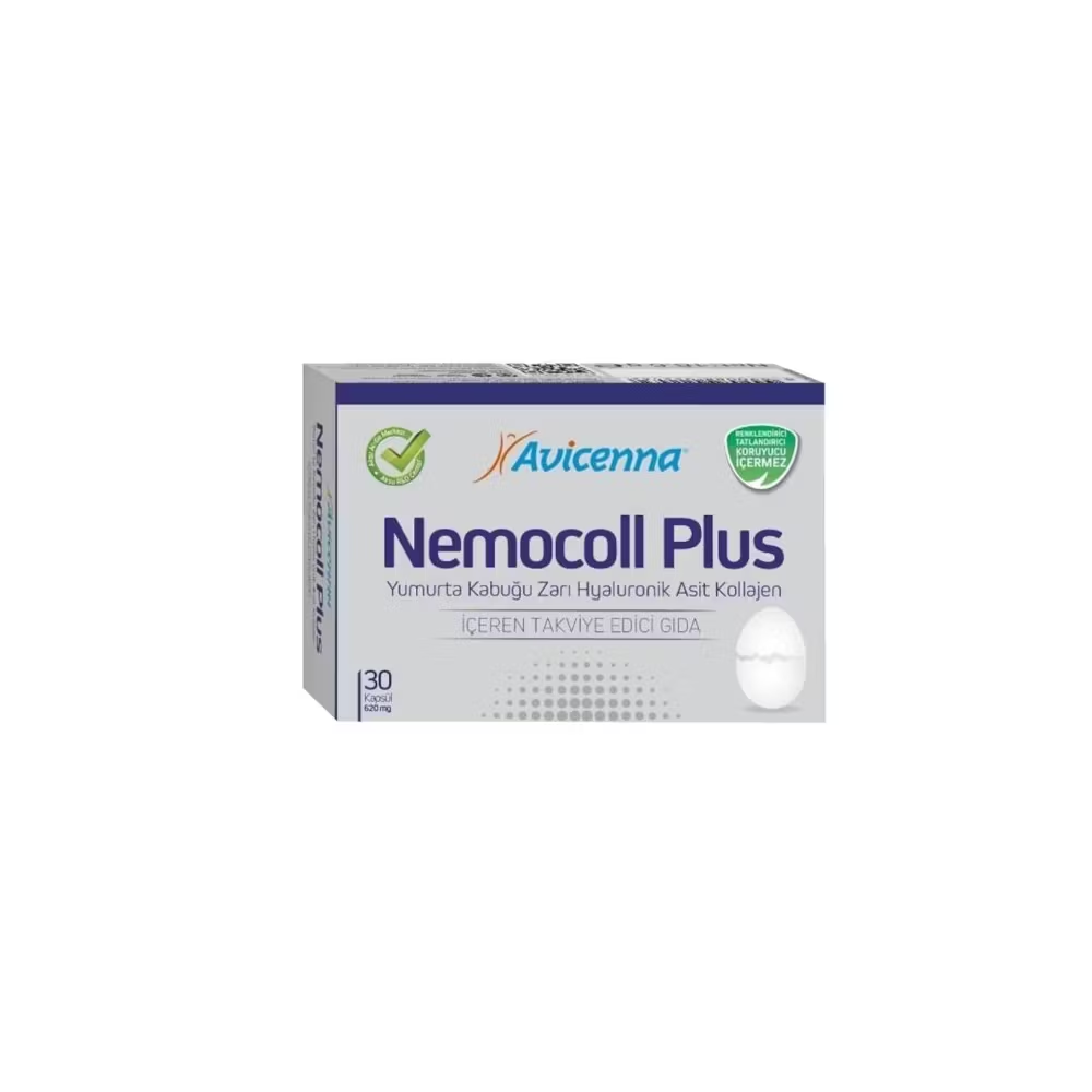 Avicenna Nemocoll Plus Yumurta Kabuğu Zarı 30 Kapsül