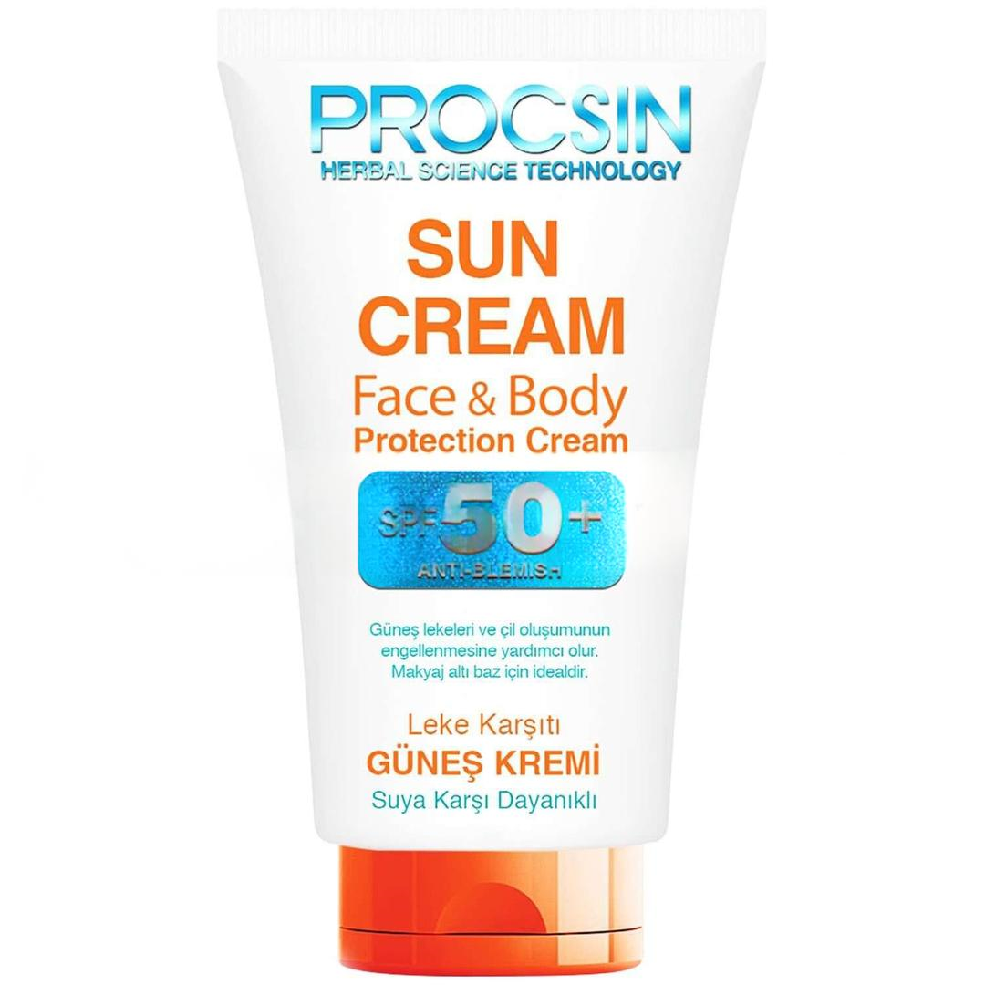 Procsin Leke Karşıtı Yüz & Vücut Güneş Kremi SPF50 50 ml
