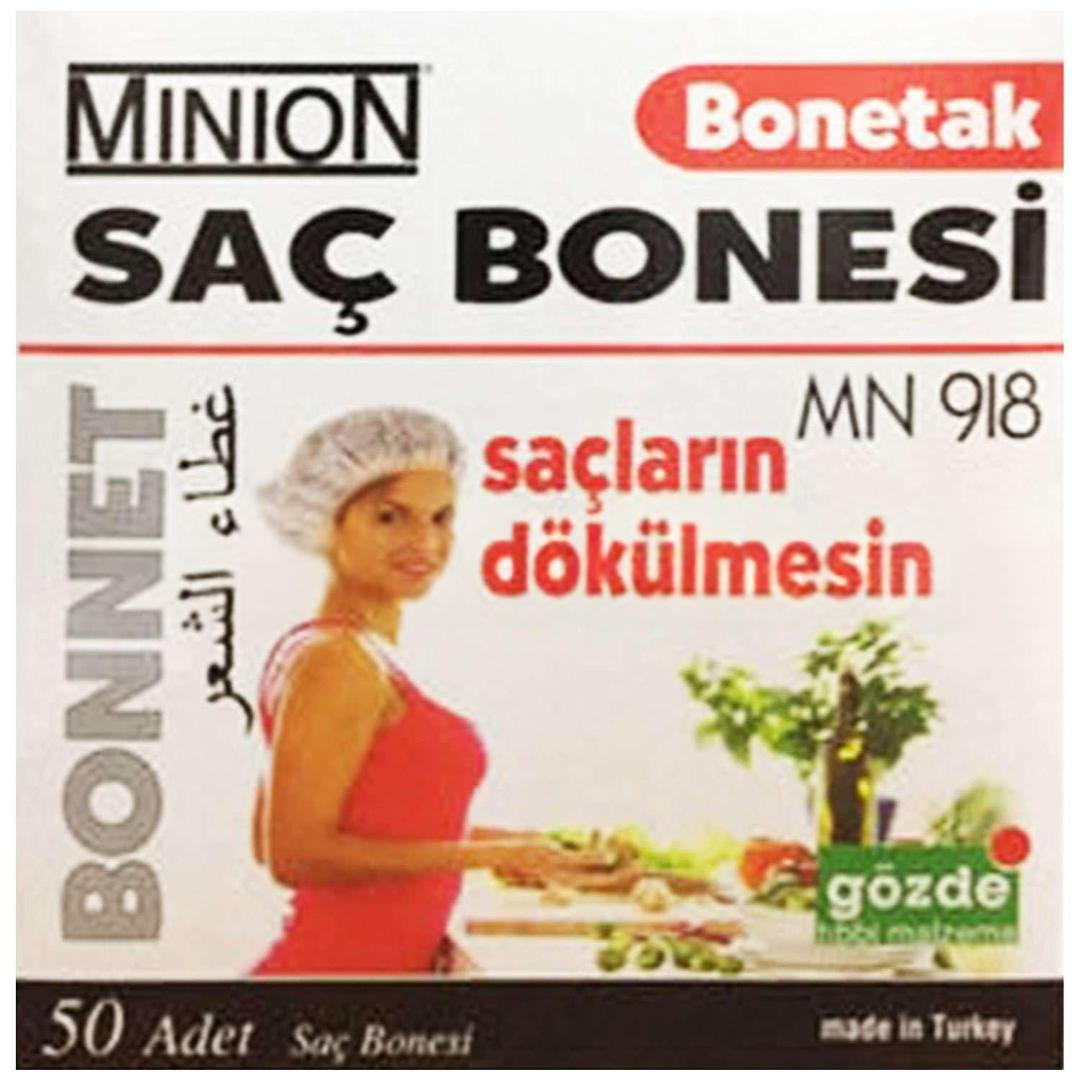Minion Bonetak Saç Bonesi 50'li