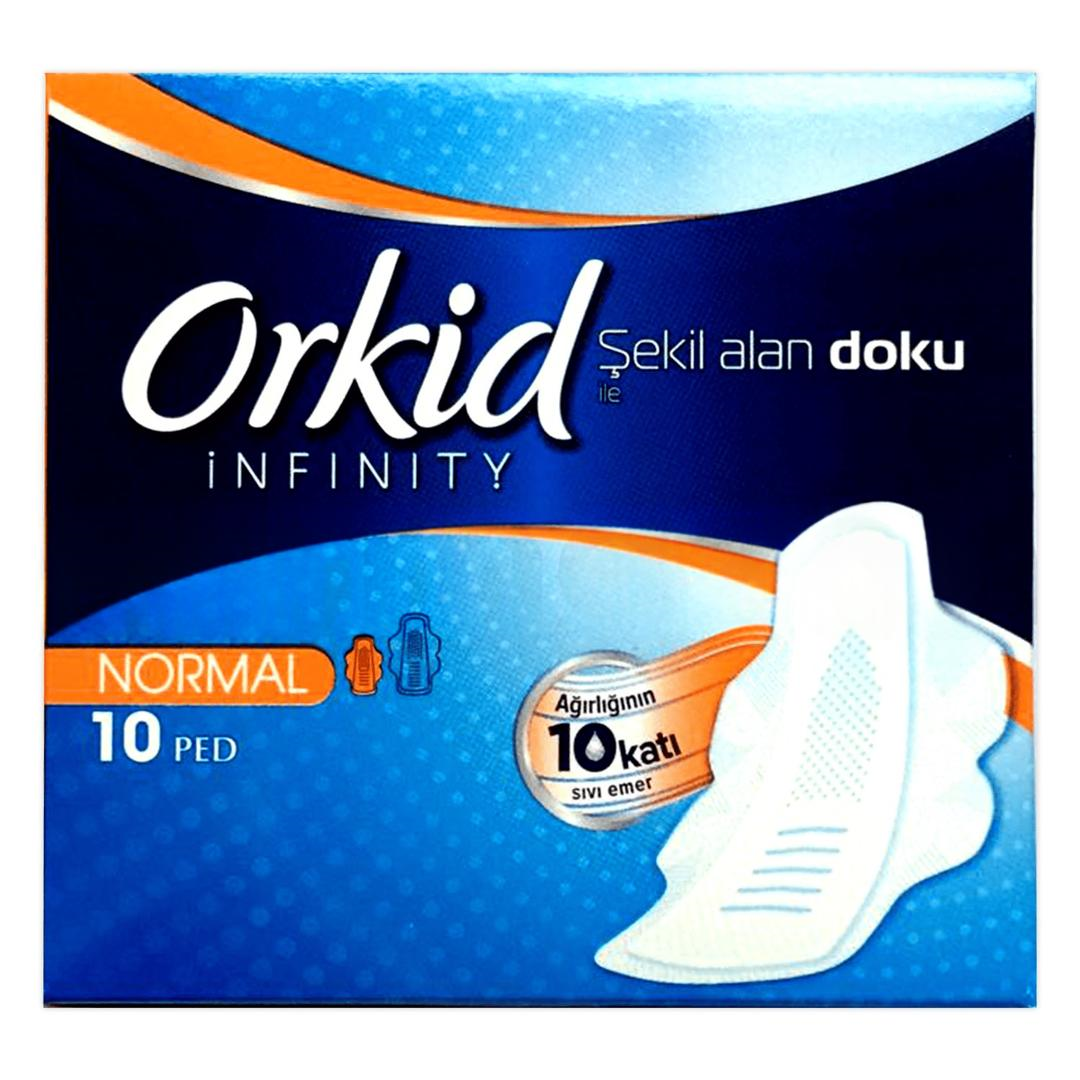 Orkid Infinity Hijyenik Ped Normal 10 Adet