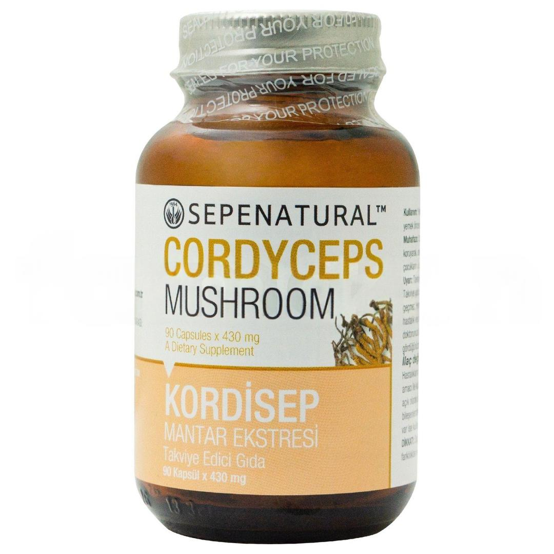 Sepe Natural Cordyceps Extract 430 mg Kordisep Mantar Ekstresi 90 Kapsül
