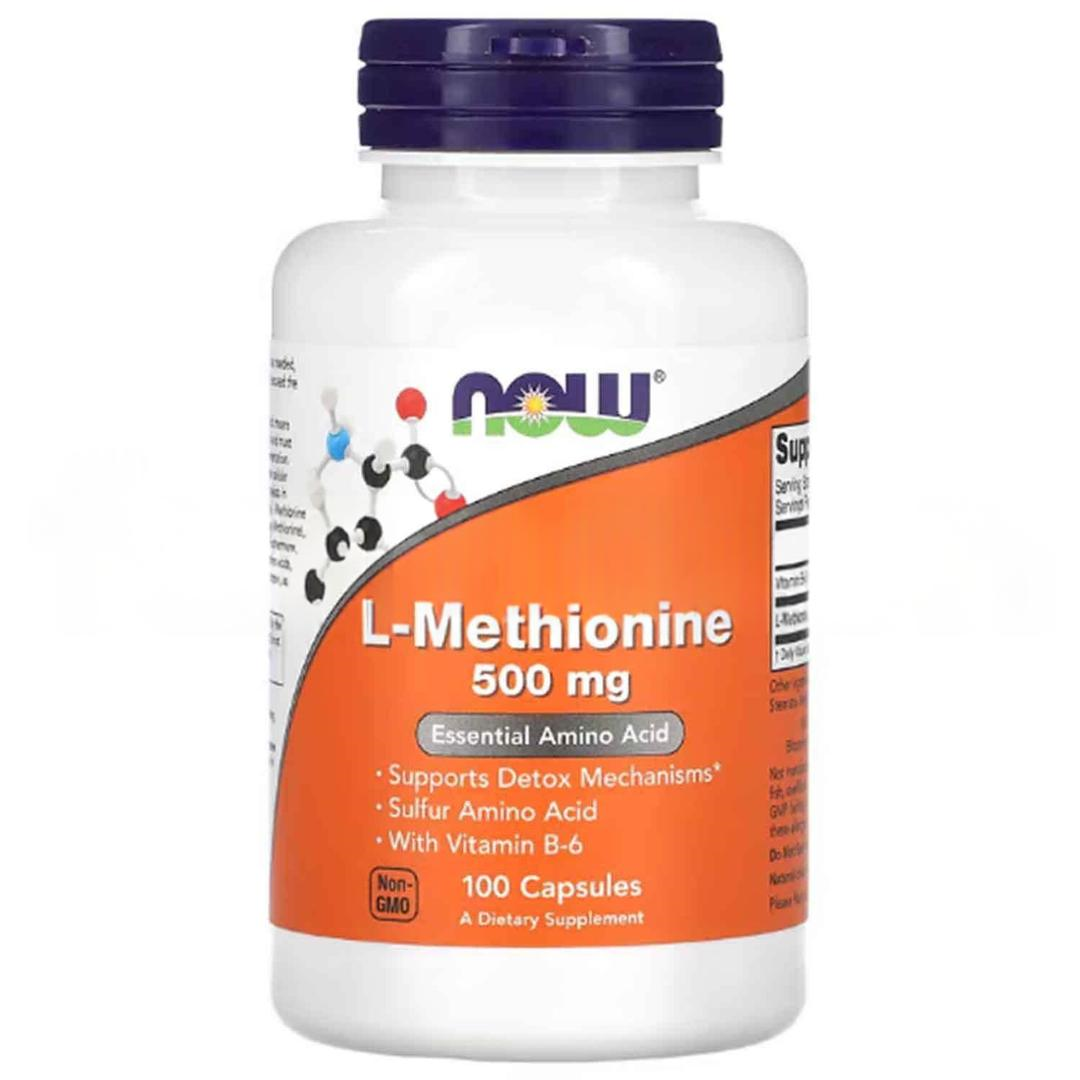 Now Foods L-Methionine 500 mg 100 Capsules - İthal