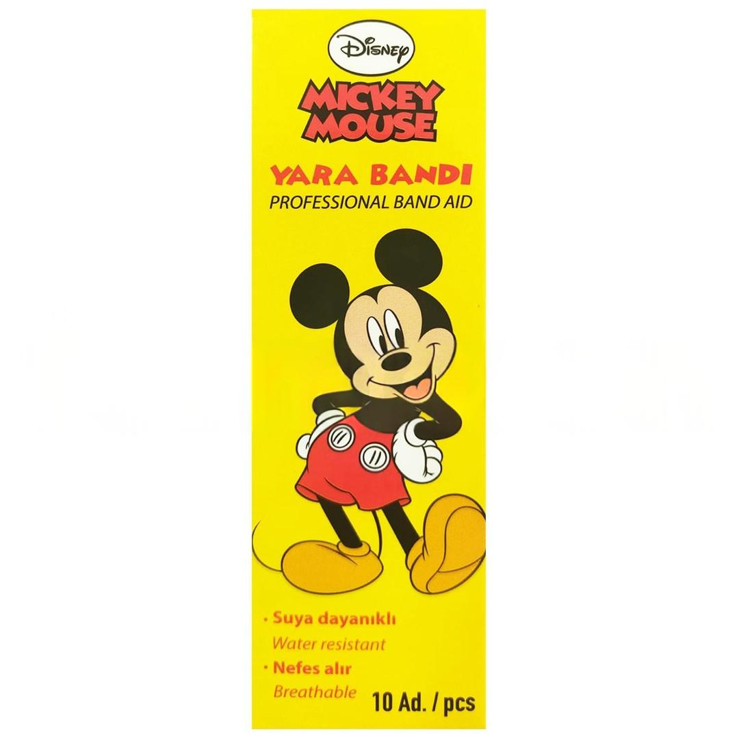 Disney Mickey Mouse Suya Dayanıklı Yara Bandı 10'lu
