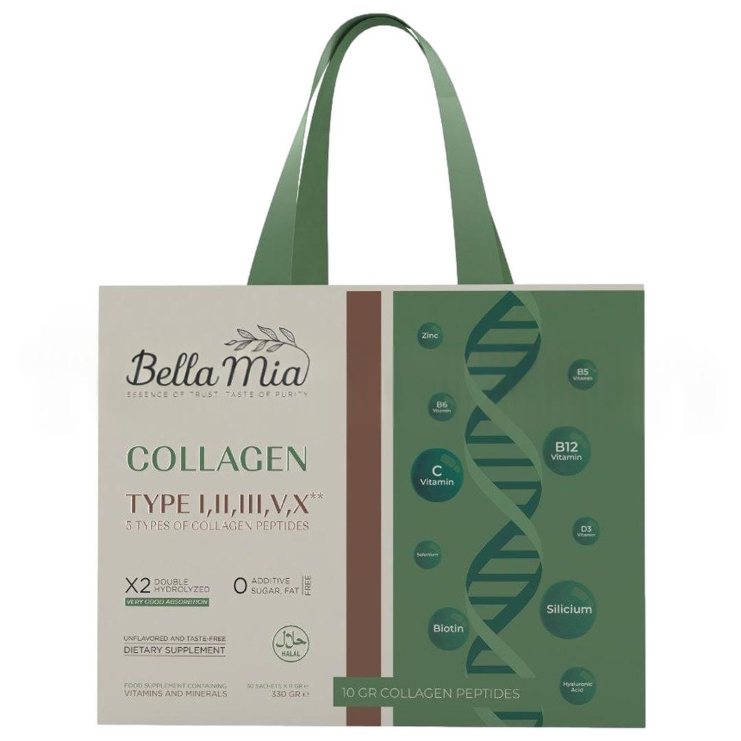 Bella Mia Collagen Type I-II-III-V-X 30 Saşe 11 gr