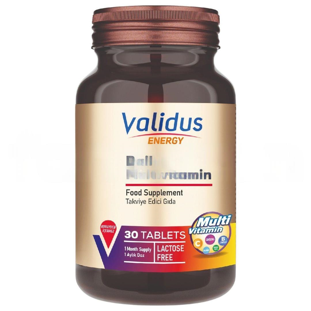 Validus Energy Daily Multivitamin 30 Tablet
