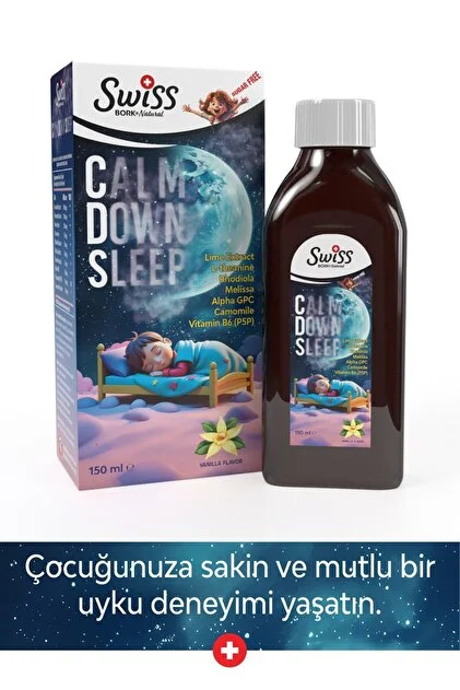 Swiss Bork Calm Down Sleep Kids 150 ml Şurup