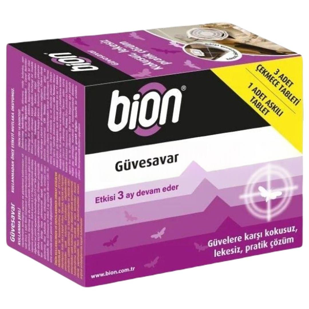 Bion Güvesavar Çekmece Tableti 3 Adet + Askılı Tablet Kokusuz 1 Adet