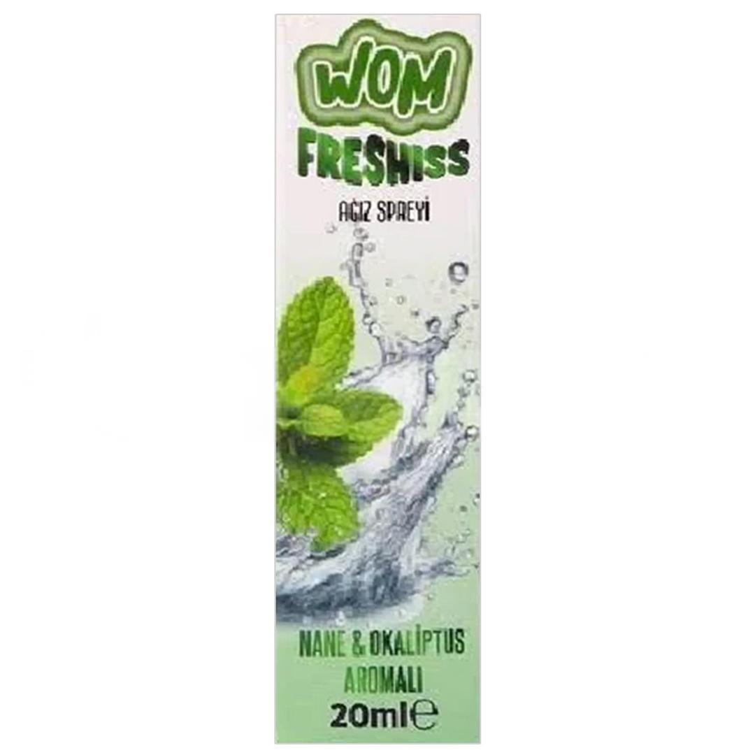 Wom Freshiss Ağız Spreyi Nane Okaliptus 20 ml