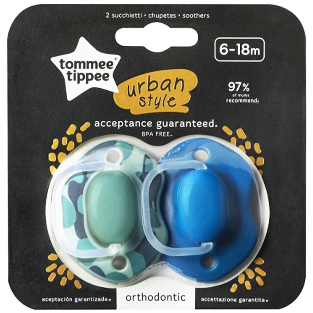 Tommee Tippee Urban Style 6-18 Ay Emzik - Mavi
