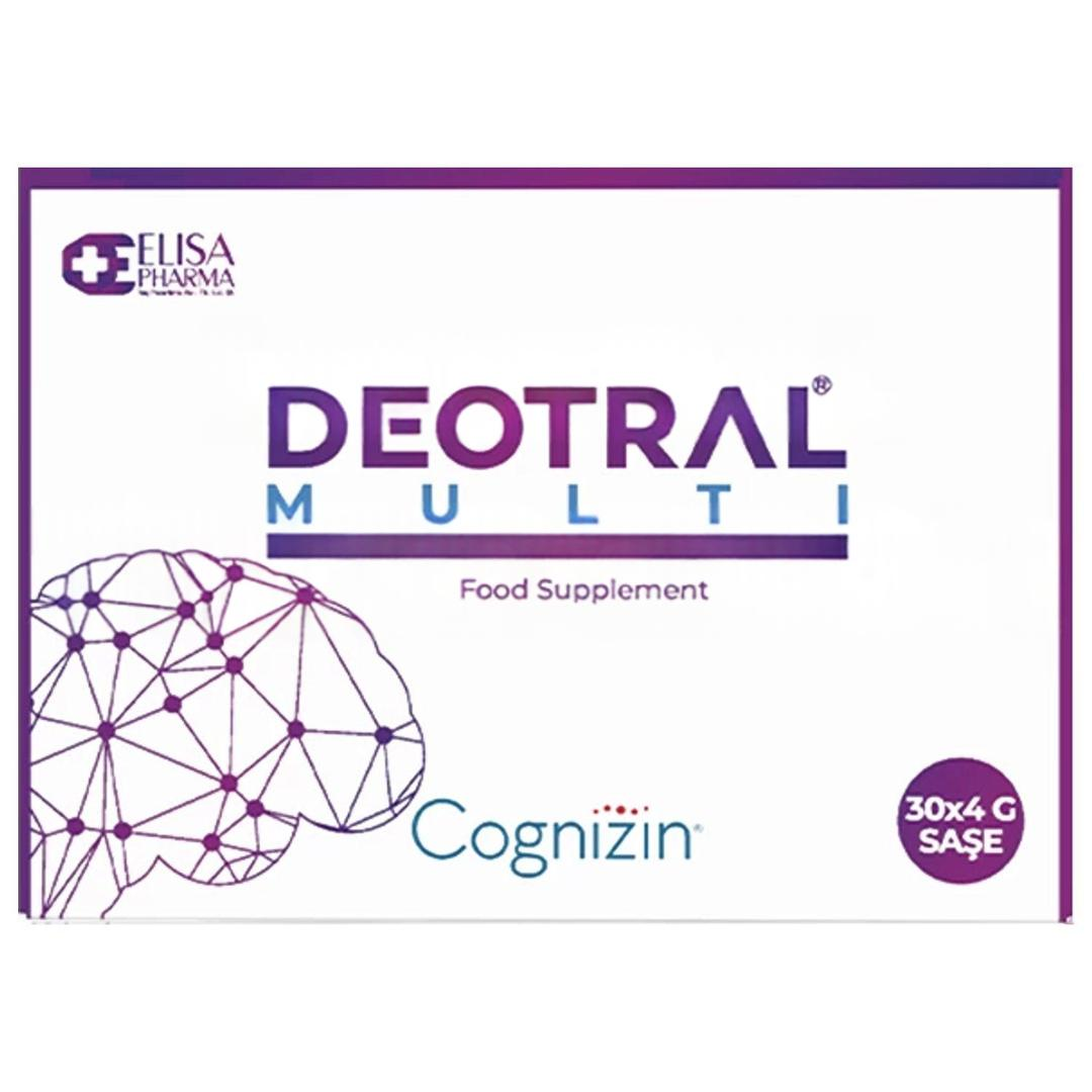 Deotral Multi Sitikolin Fosfatidilserin ve Magnezyum 30 Saşe