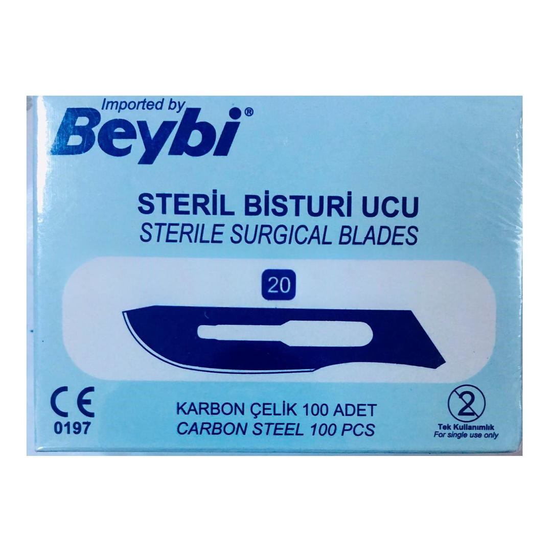 Beybi Steril Bistüri Ucu No: 20 100 Adet