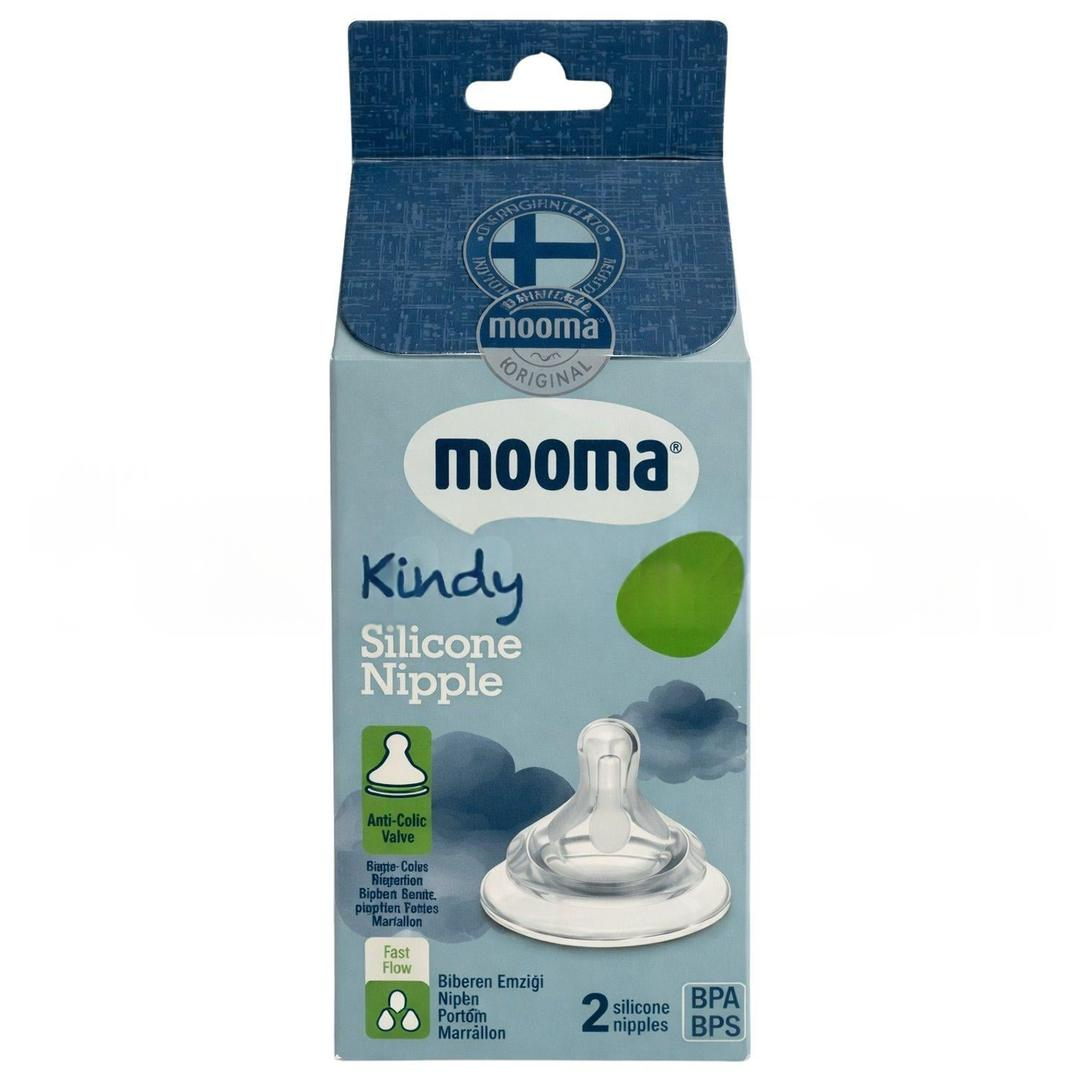 Mooma Kindy Biberon Emzik 2'li Hızlı Akış TP-0003