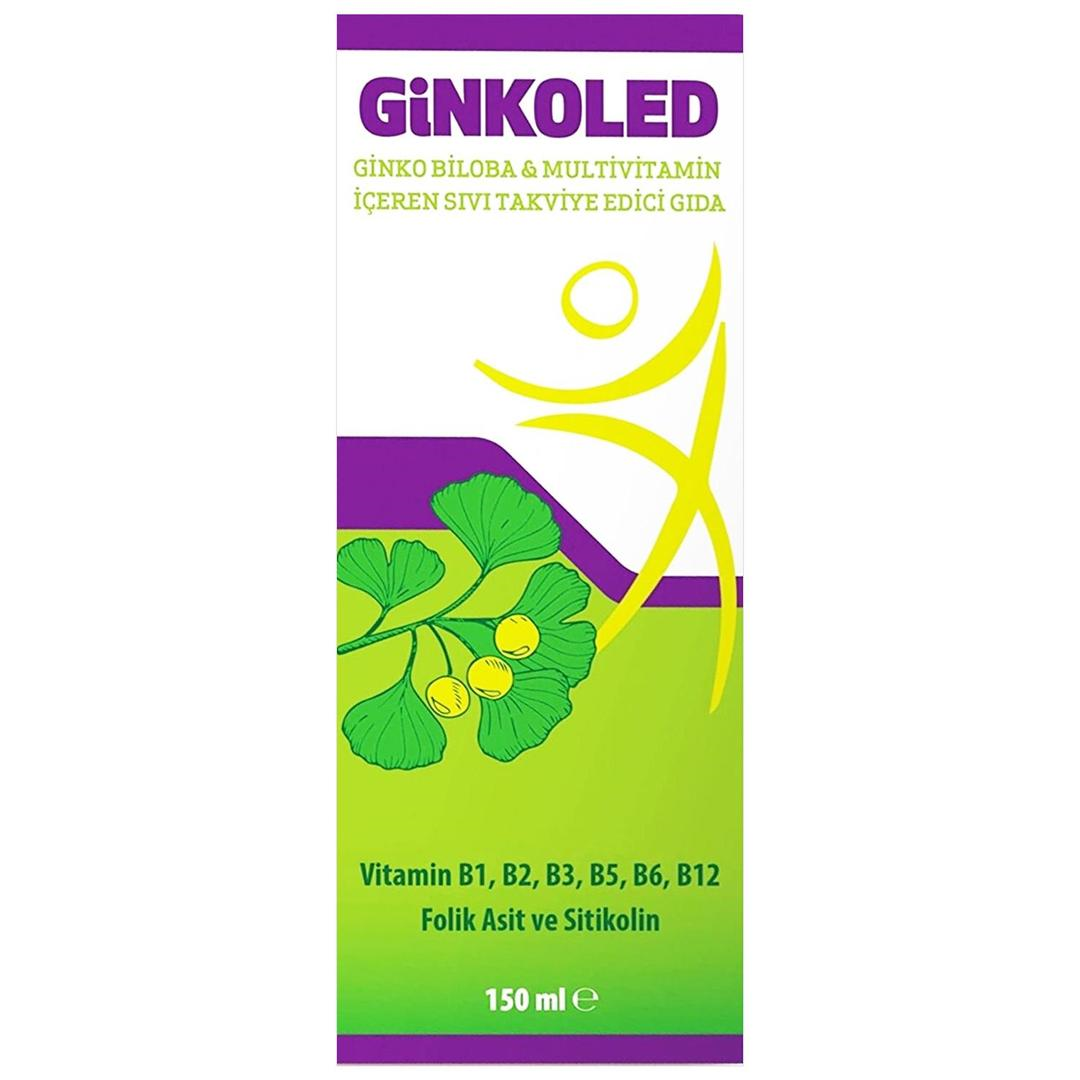 Ginkoled Ginkgo Biloba ve Multivitamin 150 ml