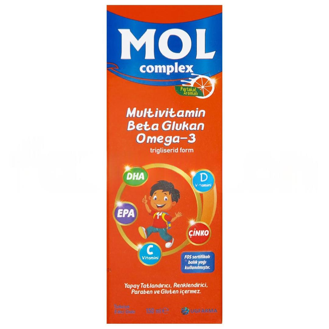 Mol-Complex Multivitamin Beta Glukan Omega 3 Şurup 150 ml