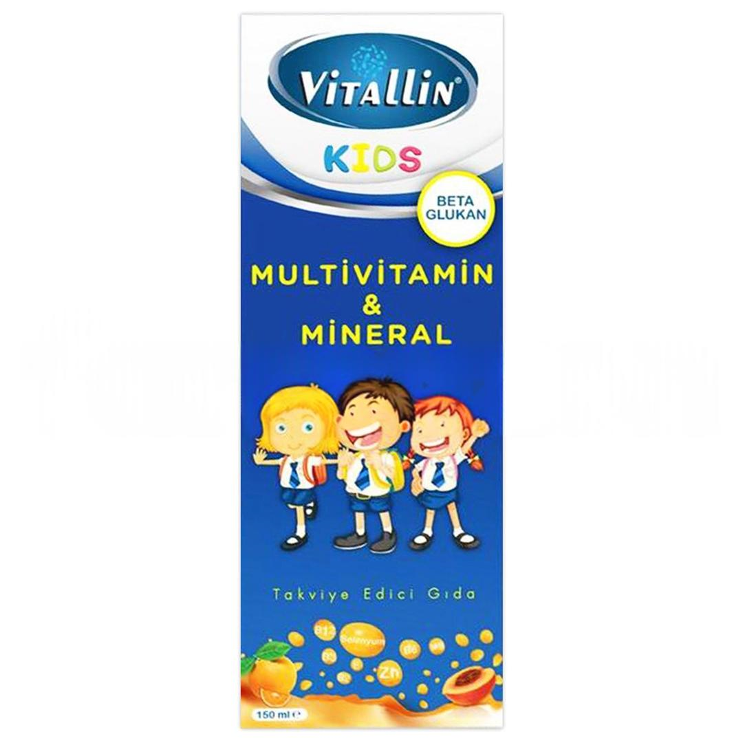 Vitallin Kids Multivitamin Mineral Şurup 150 ml