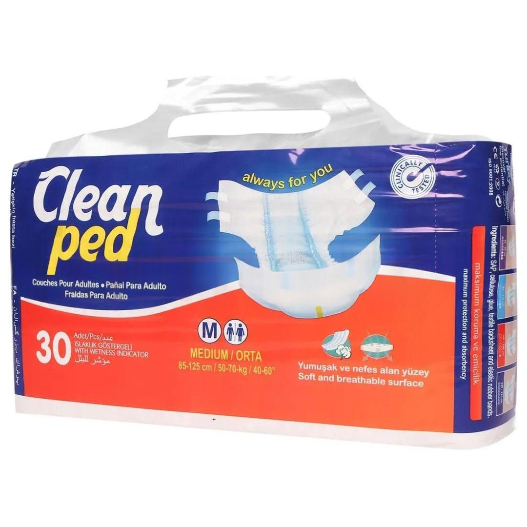 Clean Ped Hasta Bezi Medium 30'lu