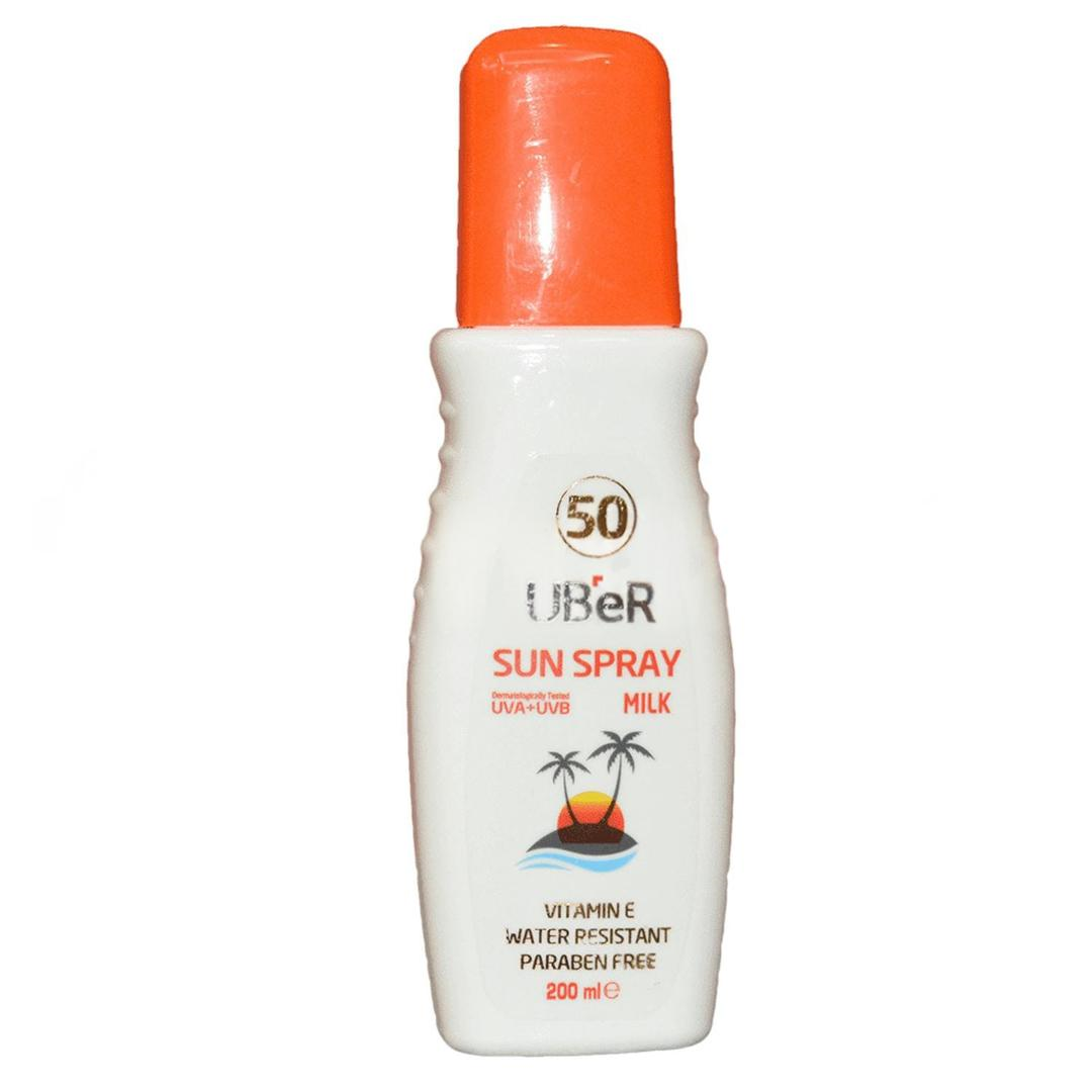 Uber Güneş Sütü Sprey SPF50 200 ml