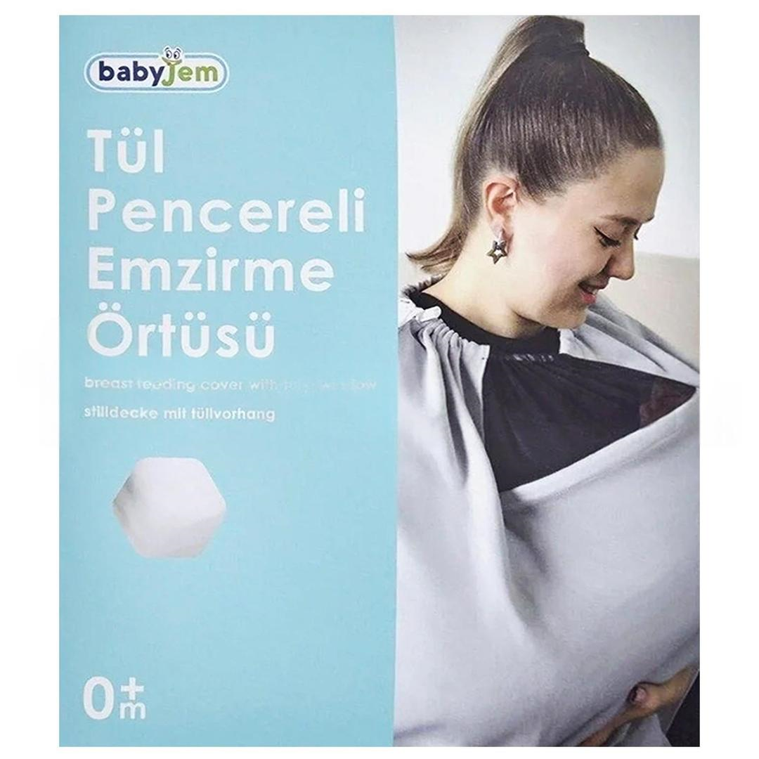 Babyjem Tül Pencereli Emzirme Örtüsü
