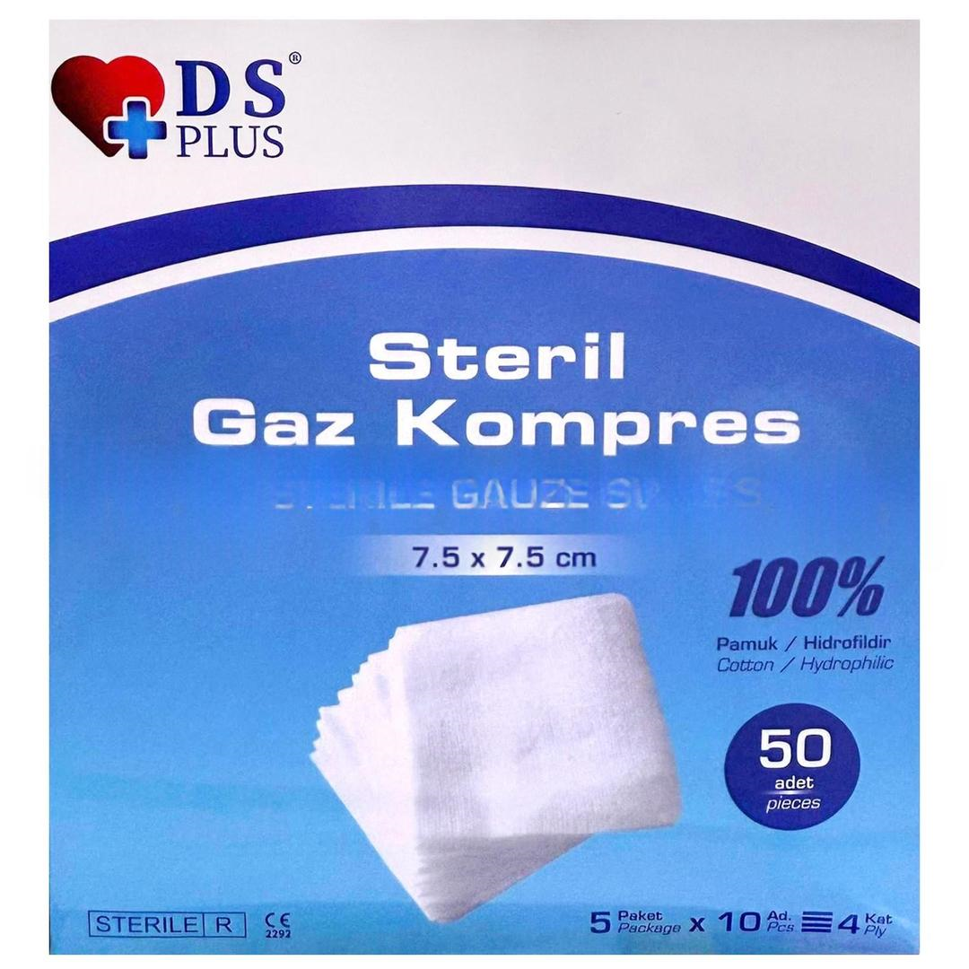 Ds Plus Gaz Kompres Steril 50'li