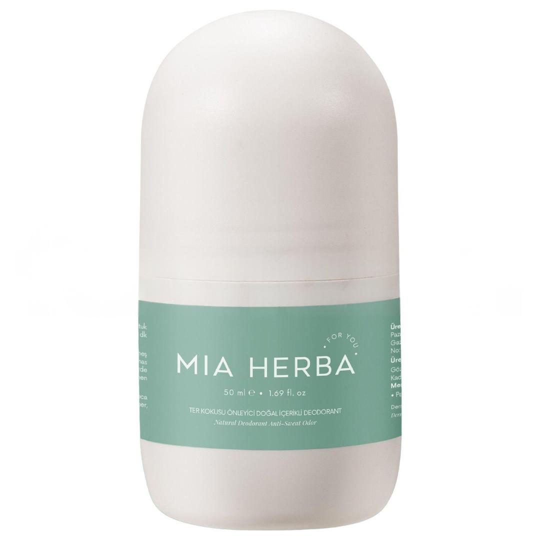 Mia Herba Ter Kokusu Önleyici Doğal İçerikli Deodorant 50 ml