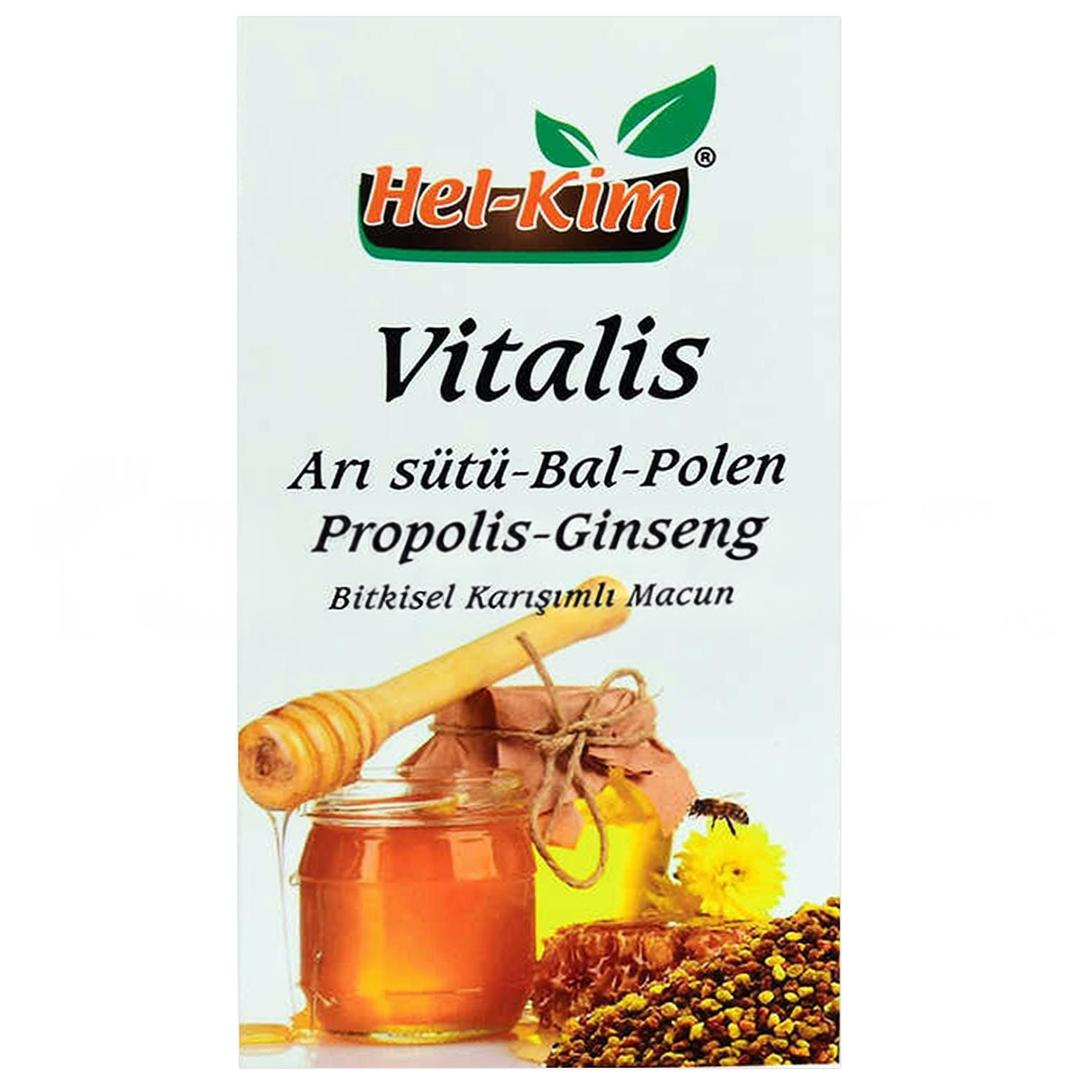 Hel-kim Vitalis Arı Sütü Bal Polen Propolis Ginsengli Bitkisel Macun 780 gr