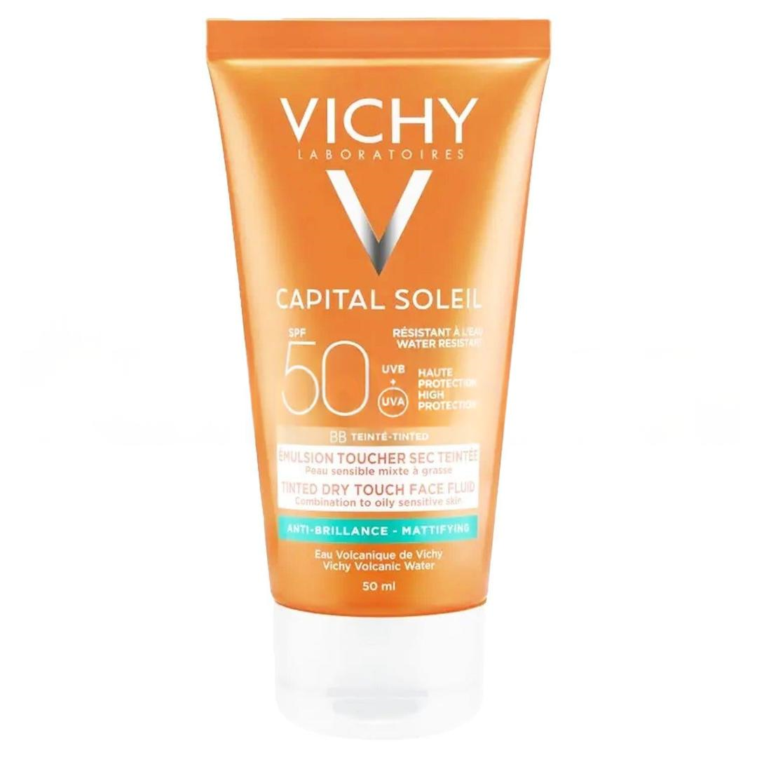 Vichy Capital Soleil BB Karma & Yağlı Ciltler Bronz Ton Emülsiyon SPF50 50 ml - Eski Ambalaj