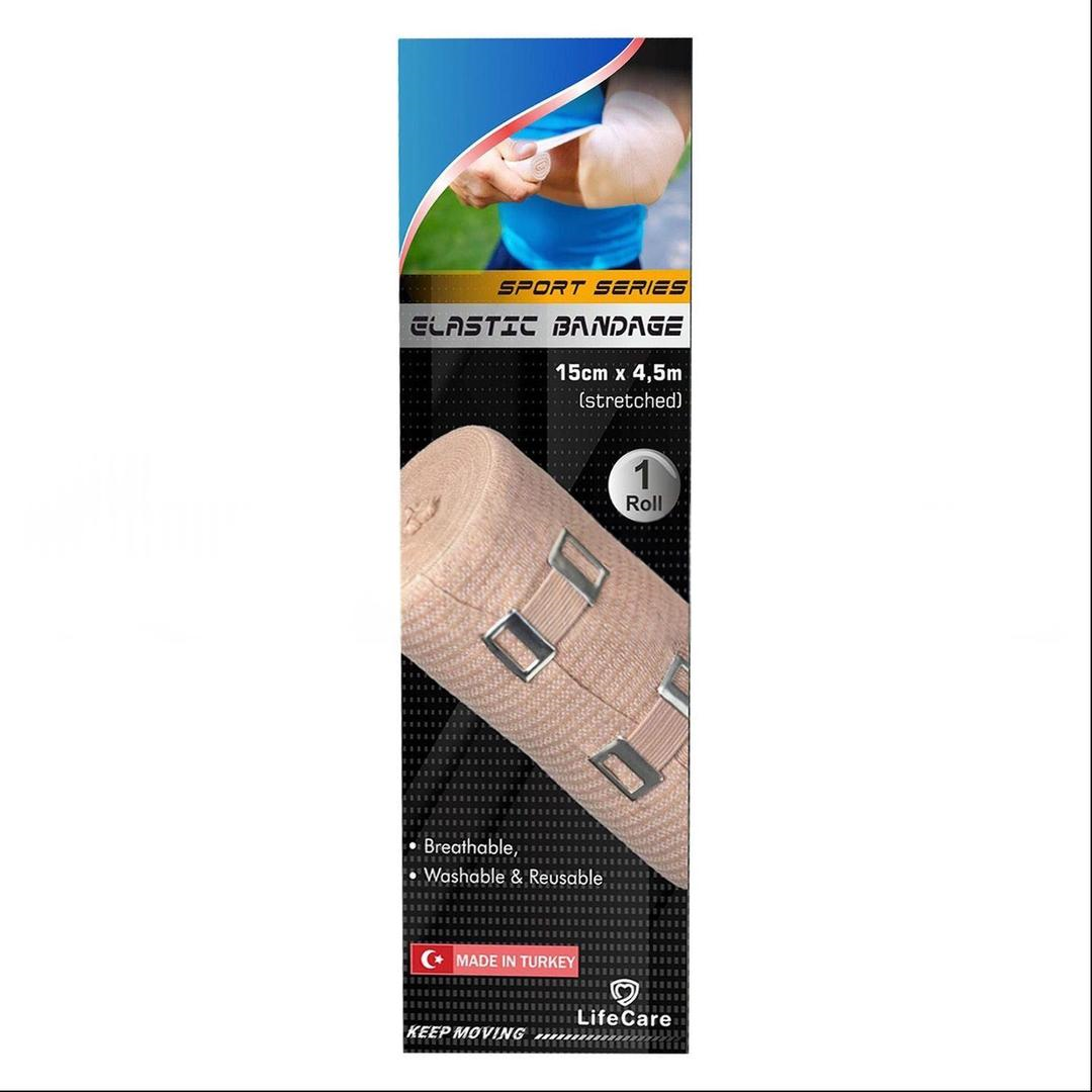 Lifecare Elastik Bandaj 15 cm - Bej