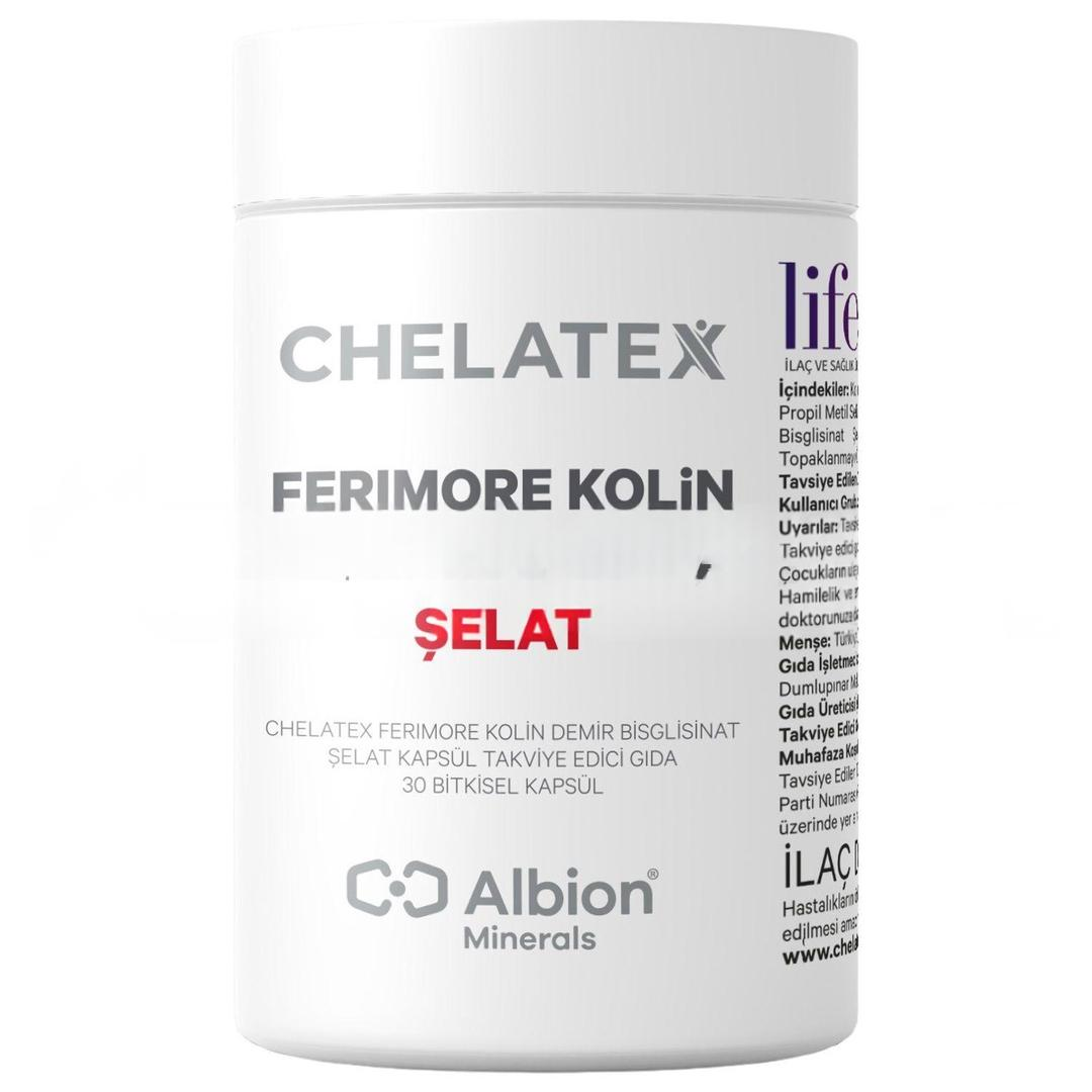 Chelatex FERİMORE Kolin- Demir 30 Kapsül