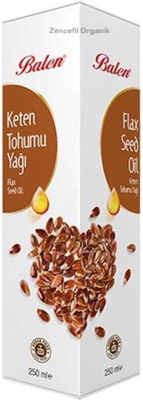 Balen 250 ml Soğuk Pres Doğal Keten Tohumu Yağı