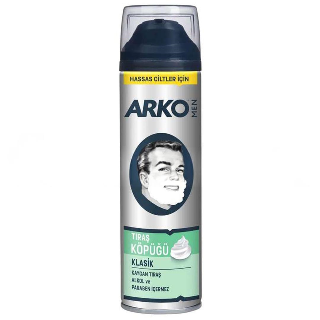 Arko Klasik Hassas Ciltler İçin Tıraş Köpüğü 200 ml