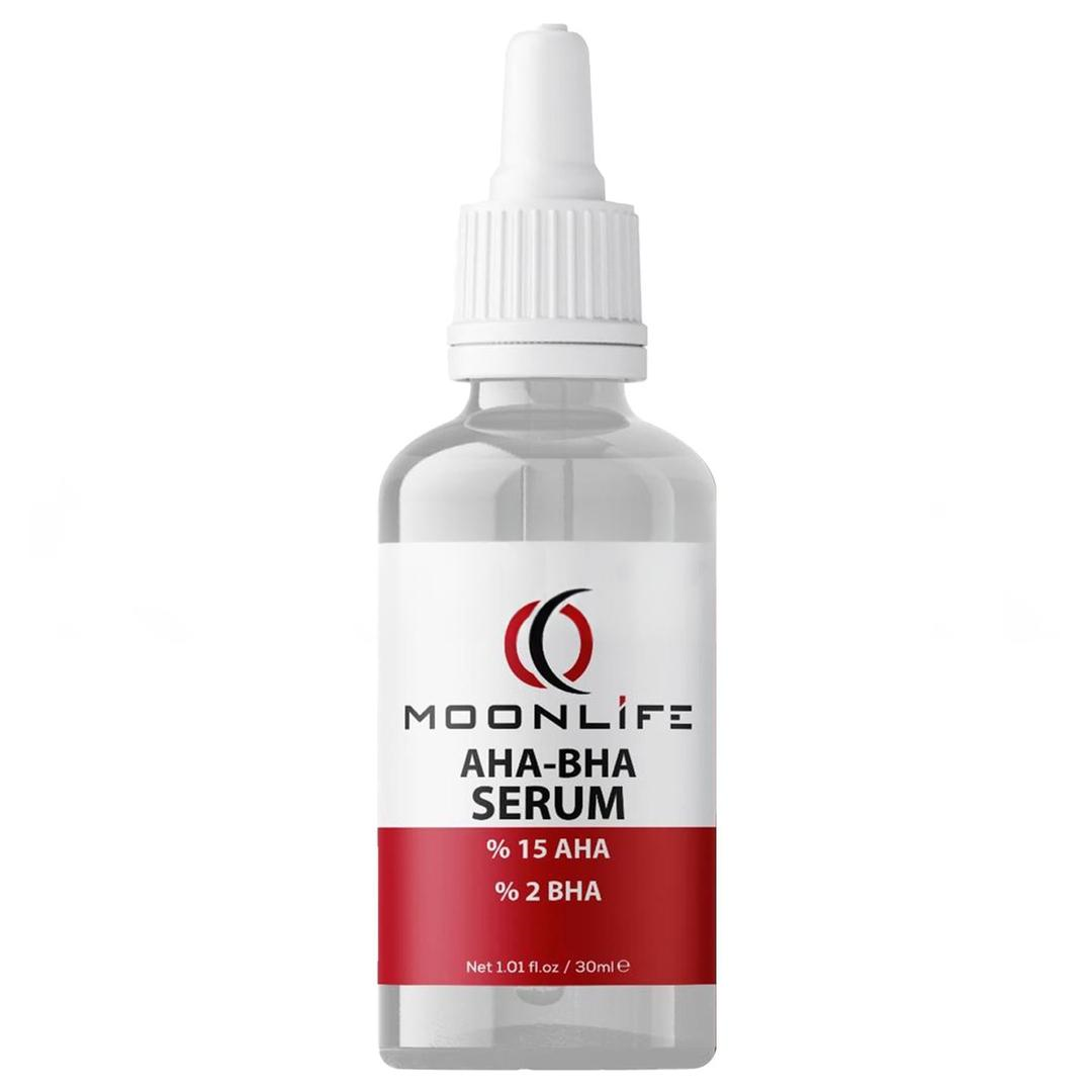 Moonlife %15 Aha %2 Bha Serum 30 ml