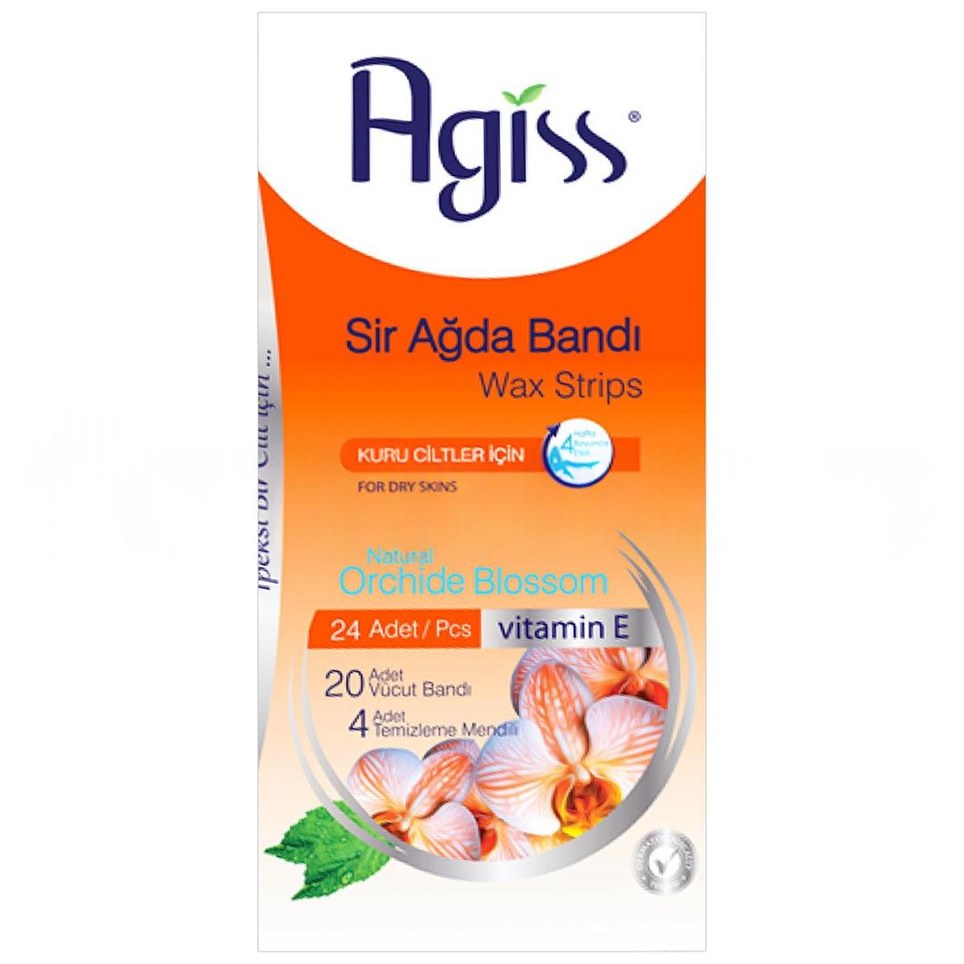 Agiss Kuru Ciltler İçin Sir Ağda Bandı 24'lü