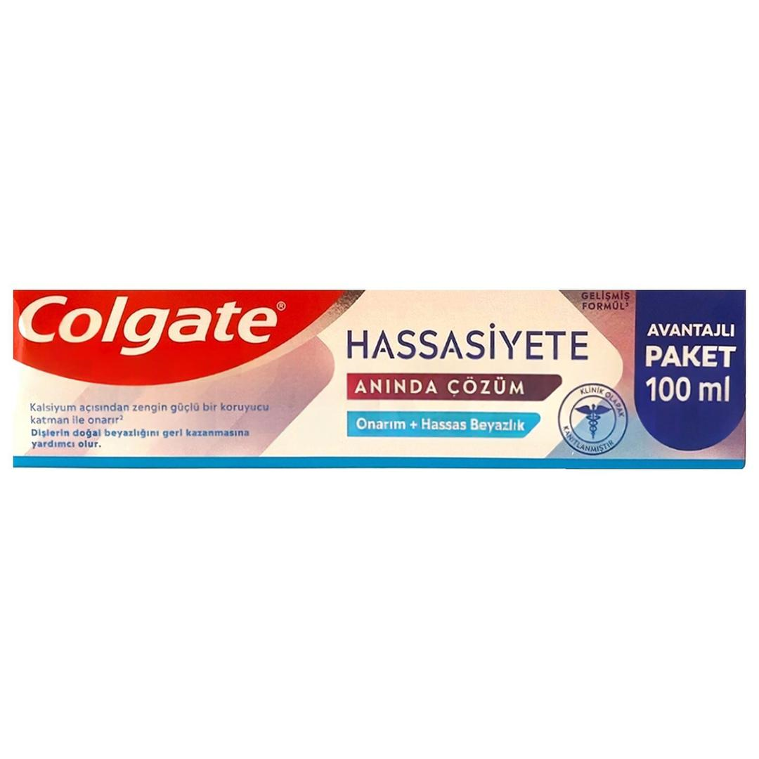 Colgate Hassasiyete Anında Çözüm Onarım Hassas Beyazlık Diş Macunu 100 ml