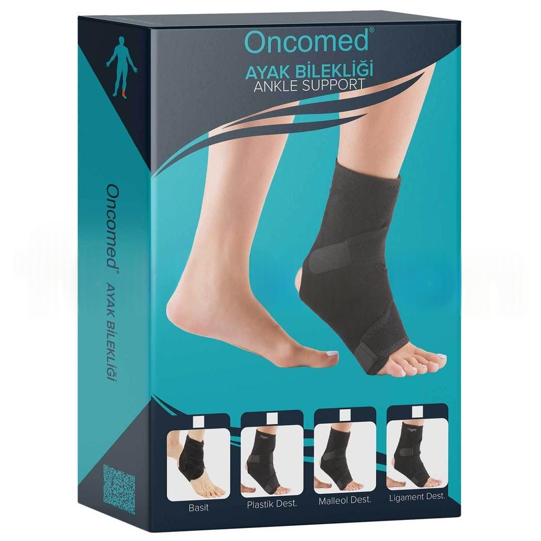 Oncomed Ayak Bilekliği Çapraz Bantlı Plastik Destekli Standart