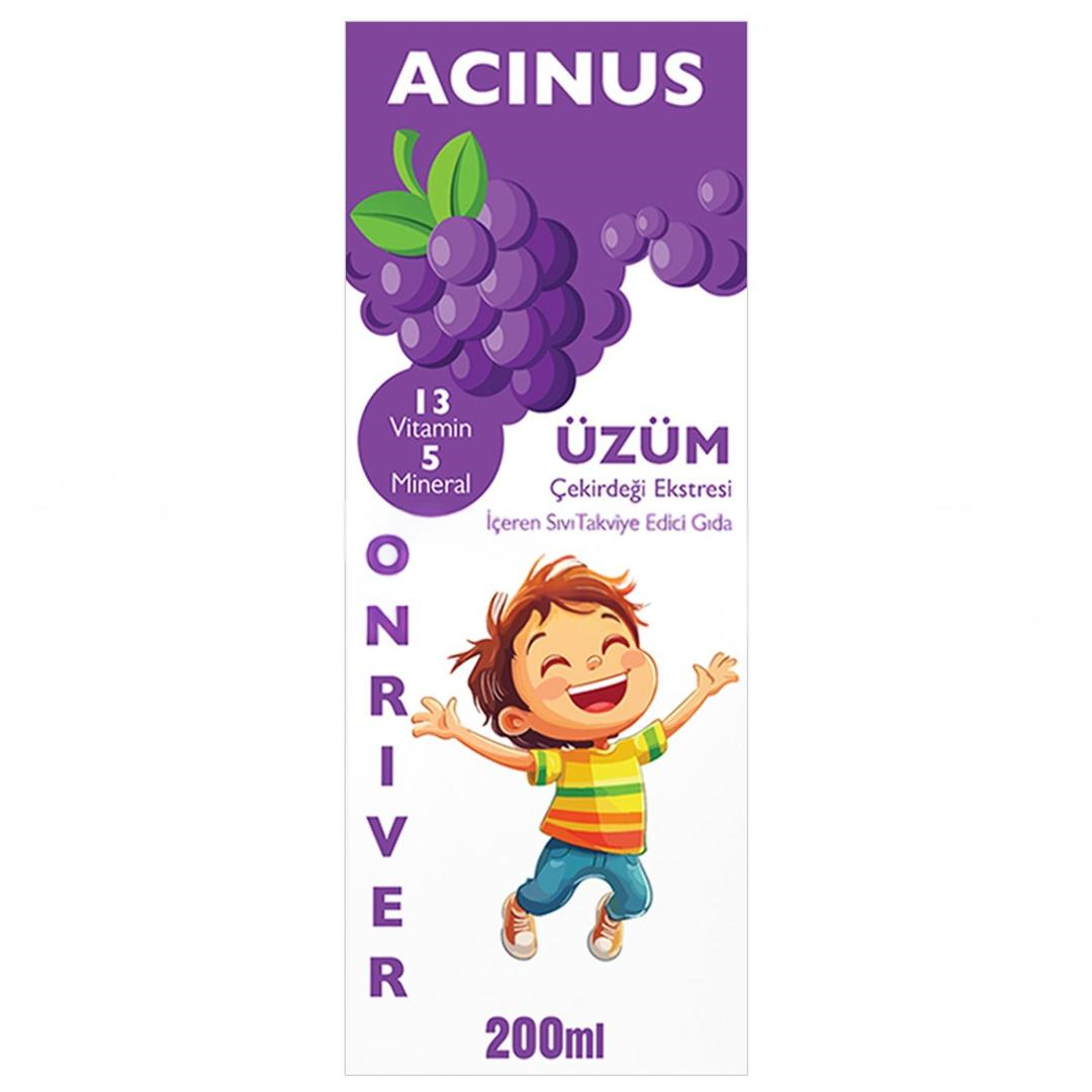 Onriver Acinus Üzüm Ped Şurup 200 ml